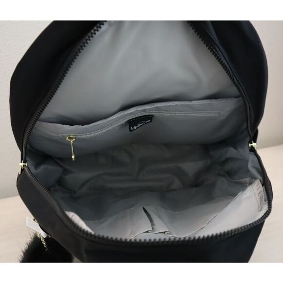 Kipling KIA2C8-0OX Women\'s One Size Jet Black Satin Carla Backpack main image 13